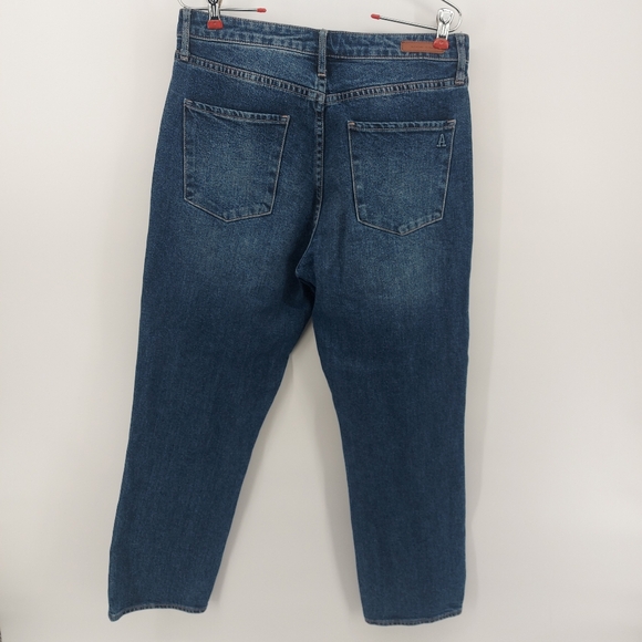 Articles Of Society High Rise Cropped Jeans in EWA Beach Wash Size 28 - Picture 4 of 7